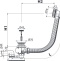 Слив-перелив AlcaPlast A55K-80-RU-01 - 1