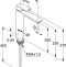Смеситель для раковины Kludi Ameo хром  412960575 - 3