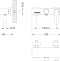 Смеситель Timo Torne для ванны с душем, золото 4314/17Y - 2
