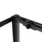 Душевой уголок Vincea Slim Soft 100х80 профиль черный стекло прозрачное  VSR-1SS8010CLB - 3