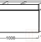 Тумба под раковину Jacob Delafon Terrace 100 см  EB1187-274 - 1