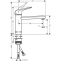 Кухонный смеситель однорычажный, 120, 1jet Hansgrohe 71806000 - 2