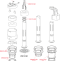 Сливной механизм Alcaplast A06 для системы инсталляции - 2