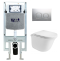 Комплект Weltwasser AMBERG 497 + TELBACH 004 GL-WT + AMBERG RD-MT CR  10000006677 - 0
