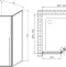 Душевой уголок Vincea Penta VSP-3P900CLB 90x90, профиль чёрный, стекло прозрачное - 2
