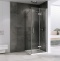 Душевой уголок Abber Zart 80x100 профиль хром стекло прозрачное AG08080P-S101 - 1
