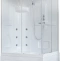 Душевая кабина Royal Bath BP 100х80 L с гидромассажем профиль белый стекло прозрачное RB8100BP2-T-L - 0