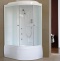Душевая кабина Royal Bath 120х80 левая белая стекло матовое с гидромассажем RB8120ВК2-M-L - 1