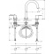 Смеситель для раковины Hansgrohe Vernis Shape черный матовый 71563670 - 1