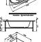 Акриловая ванна Bas Сагра 160x100 см L В 00031 - 5