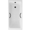 Чугунная ванна Delice Parallel 170x80 DLR220502RB с черными матовыми ручками без антискользящего покрытия - 0