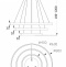 Подвесной светодиодный светильник Maytoni Rim MOD058PL-L100B4K - 5