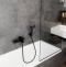 Смеситель Hansgrohe Vernis Blend 71440670 для ванны с душем, черный - 1