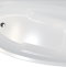 Акриловая ванна DIWO Валдай 170x95 L с каркасом 567966 - 6