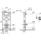 Cистема инсталляции для унитазов Vitra Uno без клавиши смыва 730-5800-01EXP - 1