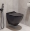 Комплект Унитаз подвесной STWORKI Rotenburg SWH52 безободковый +Инсталляция VitrA 800-2009 с белой кнопкой смыва 534857 - 1