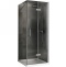 Душевой уголок Abber Zart 80x100 профиль хром стекло прозрачное AG08080P-S101 - 0