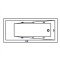 Ванна акриловая WHITECROSS Wave Soft 170x75 с гидромассажем белый - бронза 0101.170075.100.SOFT.BR - 1