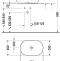 Раковина Duravit Luv 60см 0379600000 - 2