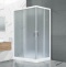 Душевой уголок Royal Bath HPD 100x120 профиль белый стекло матовое RB1210HPD-C - 1