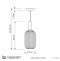 Подвесной светильник LUMINA DECO Rico LDP 1218-1 WT+BK - 4