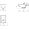Мебельная раковина Cersanit Como 40 белая UM-COM40/1 - 2