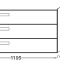 Тумба под раковину Jacob Delafon  119.5 см  EB1311-E10 - 1