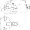 Смеситель Rav Slezak Labe L054.5/2 для ванны с душем - 1