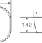 Раковина накладная BelBagno 50 см черный матовый  BB1302-H301 - 2