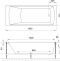 Акриловая ванна Royal bath Vienna 140x70 см  RB 953200 - 1