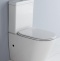 Унитаз-компакт BelBagno Flay-r BB007CPR с бачком BB006T и сиденьем микролифт BB2011SC - 1