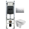 Комплект Weltwasser AMBERG 350 ST + BAARBACH 004 GL-WT + AMBERG RD-MT CR  10000006502 - 0