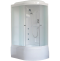 Душевая кабина Royal Bath 120х80 левая белая стекло матовое с гидромассажем RB8120ВК2-M-L - 0