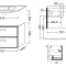 Тумба под раковину Jacob Delafon Ola 79.7 см  EB391RU-J5 - 1