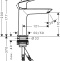 Смеситель Hansgrohe Logis Fine 110 для раковины хром 71252000 - 2