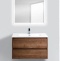 Тумба с раковиной BelBagno Kraft 80 темное дерево - 8