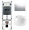 Комплект Weltwasser AMBERG 350 ST + JECKENBACH 004 GL-WT + AMBERG RD-CR  10000006535 - 0