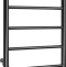 Полотенцесушитель электрический Domoterm Классик DMT 109-5 60х40, L, черный матовый DMT 109-5 40x60 ЧРН EKL - 1