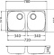 Мойка кухонная Alveus Basic 160 декор, корзинчатый вентиль 1049434 - 4