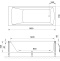 Ванна акриловая Royal Bath Vienna Standart 140x70 с гидромассажем белый RB953200ST - 1