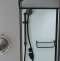 Душевая кабина Frank F412L Black левосторонняя б/к Без крыши 214014 - 2