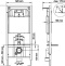 Система инсталляции для унитазов Berges Wasserhaus Novum D7 с кнопкой смыва хром 040237 - 4