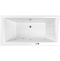 Акриловая ванна Whitecross Savia Duo 170х80 белая золото с гидромассажем 0103.170080.100.LINE.GL - 0