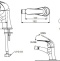 Смеситель Bravat Fit F3135188CP-RUS для биде - 1