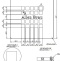 Накладка для сифона Allen Brau Priority серебро матовый 8.310N1-BA - 1