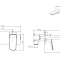 Смеситель для раковины AQUATEK ВЕГА AQ1013CR, настенный, внешняя и скрытая часть - 1