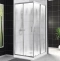 Душевой уголок BelBagno Uno 120х90 профиль хром стекло рифленое UNO-195-AH-2-120/90-CH-CR - 0