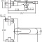 AF300-20B Aquanet Passion, смеситель для ванны, черн.мат (243295) - 4