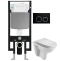 Комплект Weltwasser AMBERG 497 + BAARBACH 004 GL-WT + AMBERG RD-BL  10000006591 - 0
