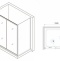 Душевой уголок RGW Passage PA-76-1B 150x90  профиль черный стекло прозрачное 350876159-14 - 2